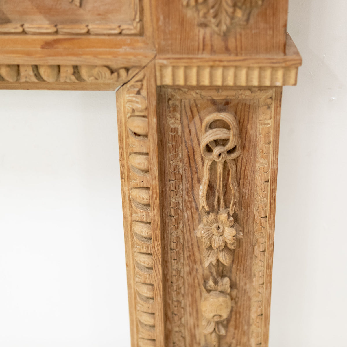 Antique Deeply Carved Wooden Fireplace Surround | The Architectural Forum