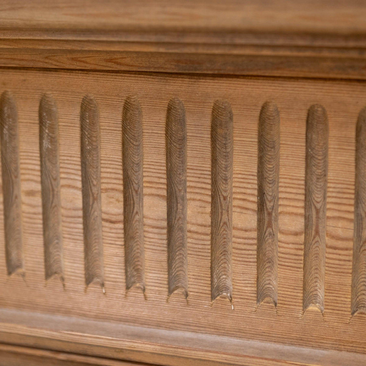 Reclaimed Richly Decorated Wooden Fireplace Surround | The Architectural Forum