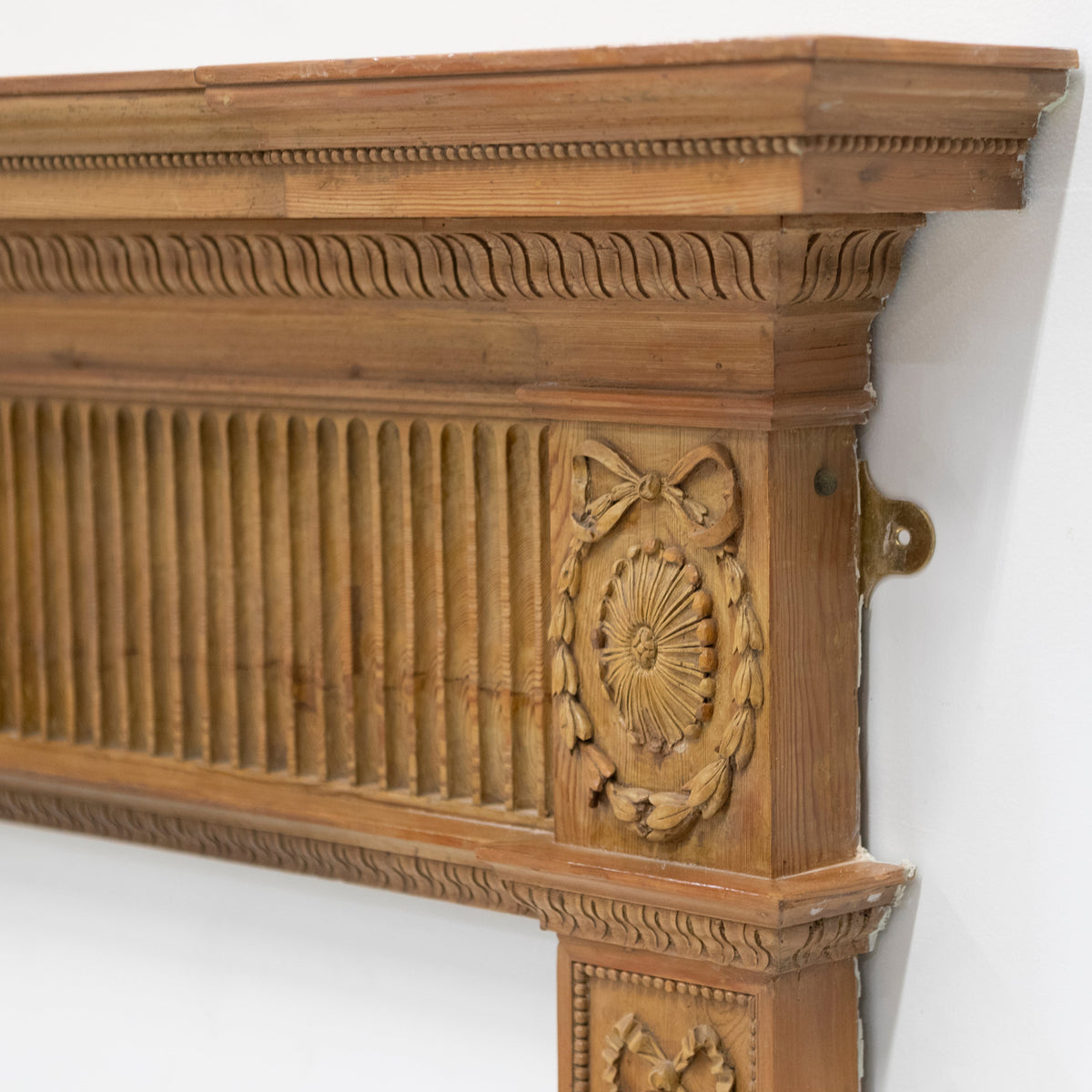 Antique Georgian Pine Wooden Fireplace Surround | The Architectural Forum