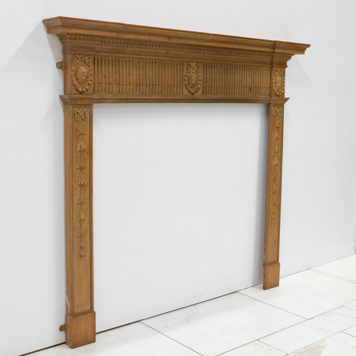 Antique Georgian Pine Wooden Fireplace Surround | The Architectural Forum
