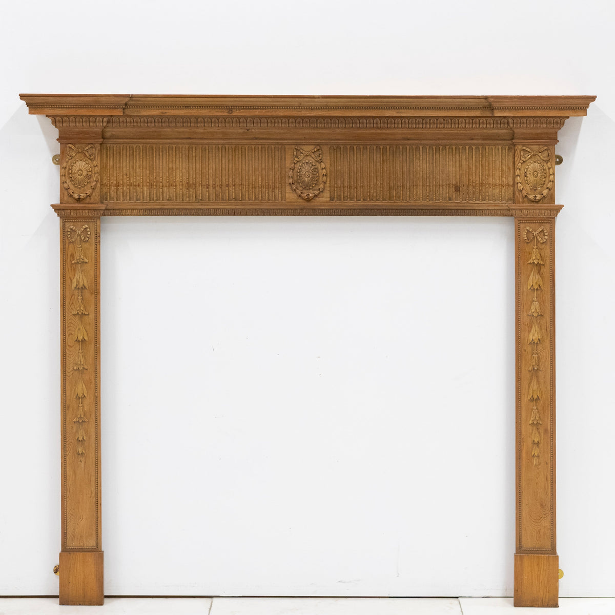 Antique Georgian Pine Wooden Fireplace Surround | The Architectural Forum