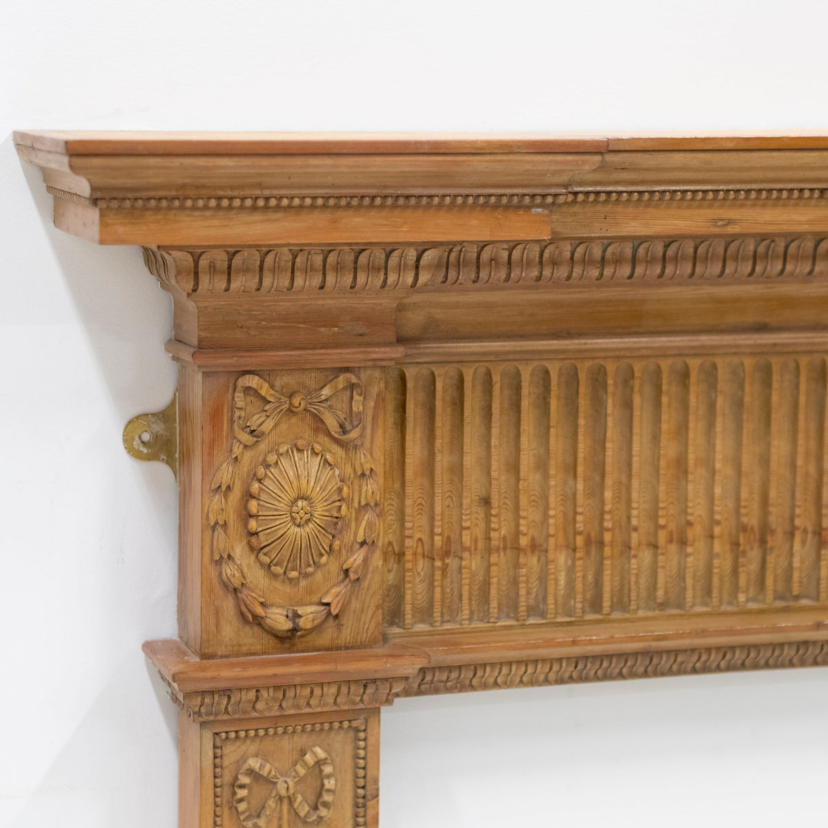 Antique Georgian Pine Wooden Fireplace Surround | The Architectural Forum