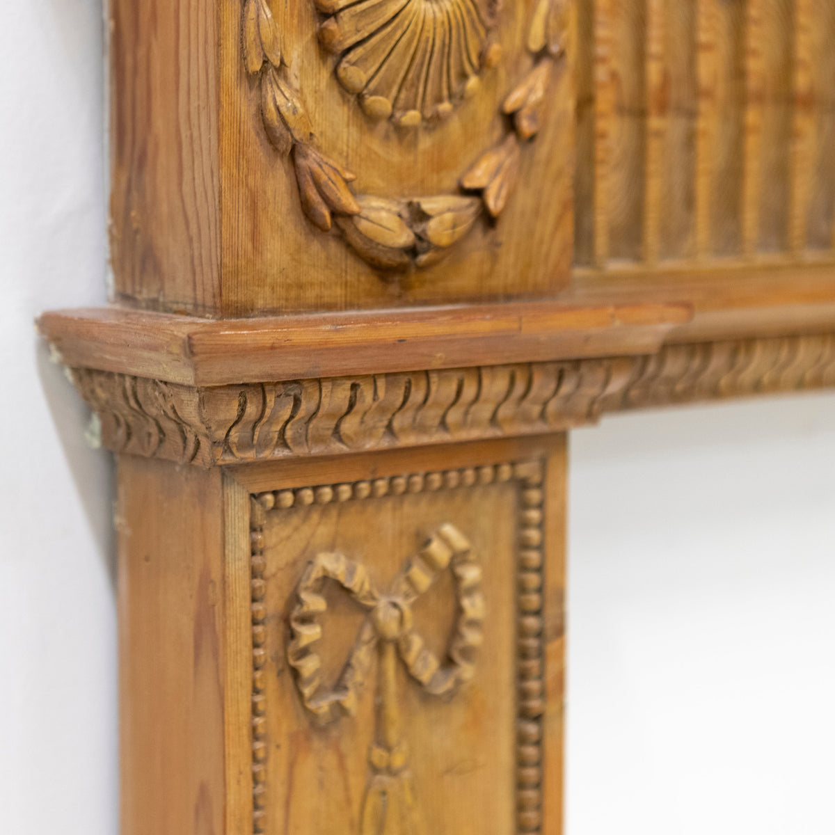 Antique Georgian Pine Wooden Fireplace Surround | The Architectural Forum