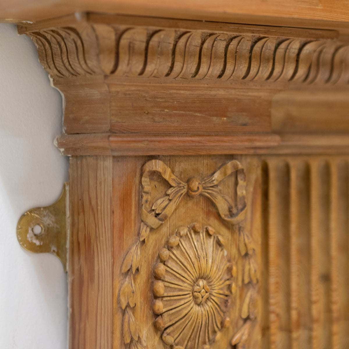 Antique Georgian Pine Wooden Fireplace Surround | The Architectural Forum