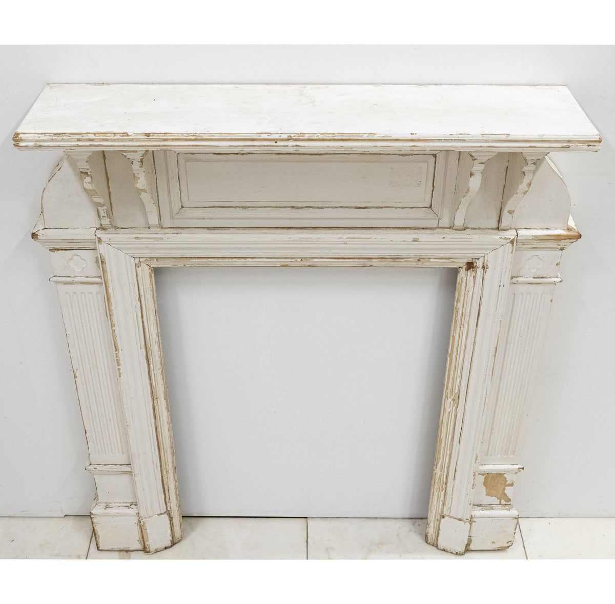 Antique Wooden Fireplace Surround