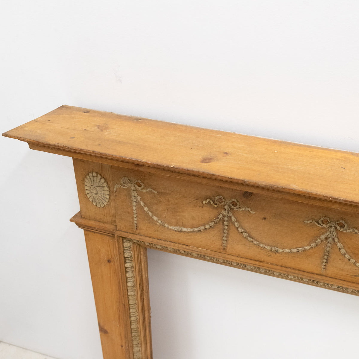 Antique Pine Fireplace Surround