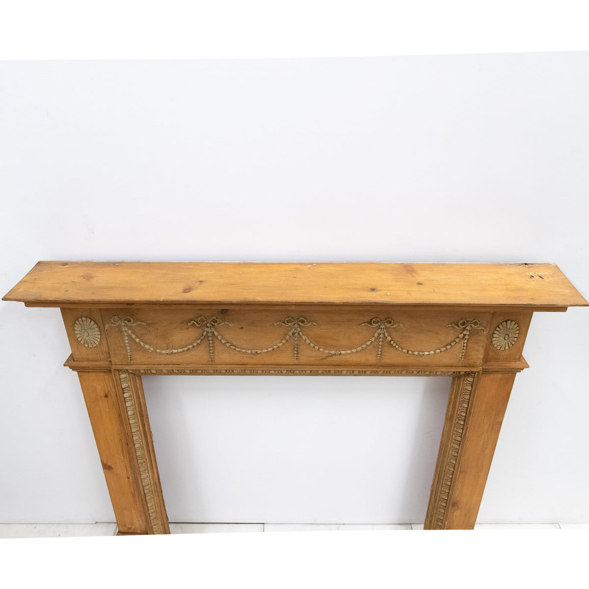 Antique Pine Fireplace Surround