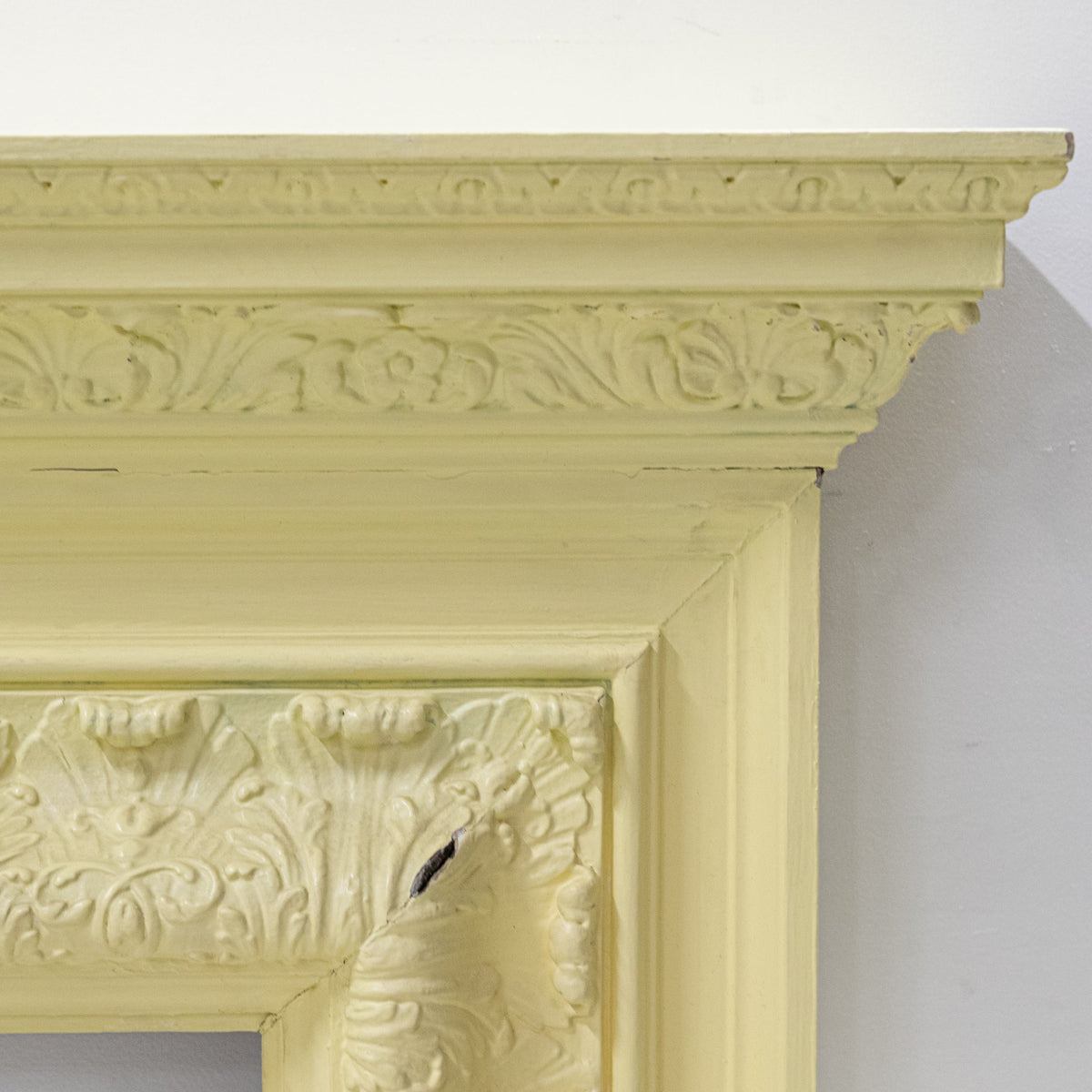 Antique Victorian Wooden Fireplace Surround