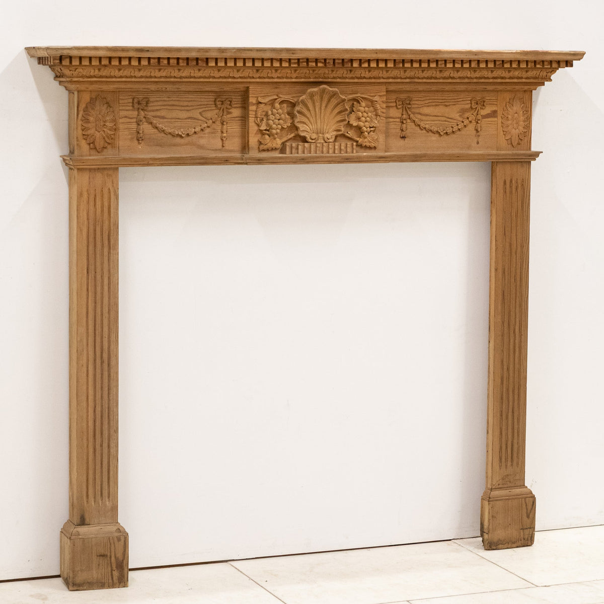 Antique Ornate Wooden Fireplace Surround | The Architectural Forum