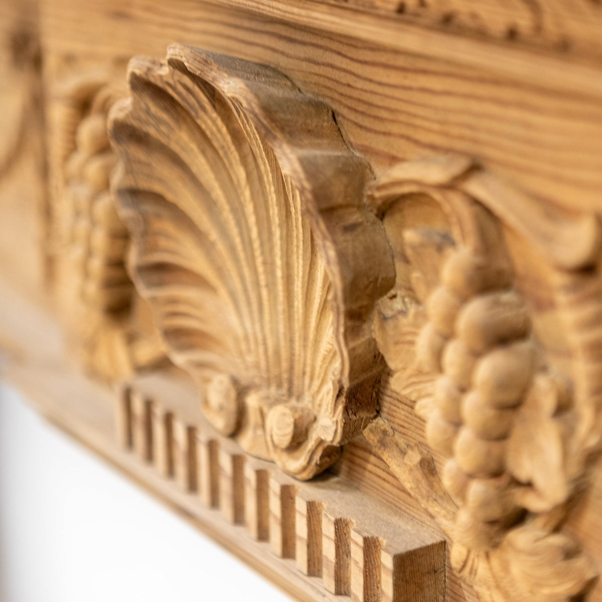Antique Ornate Wooden Fireplace Surround | The Architectural Forum