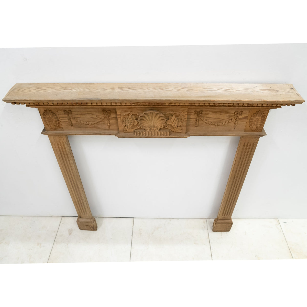 Antique Ornate Wooden Fireplace Surround | The Architectural Forum