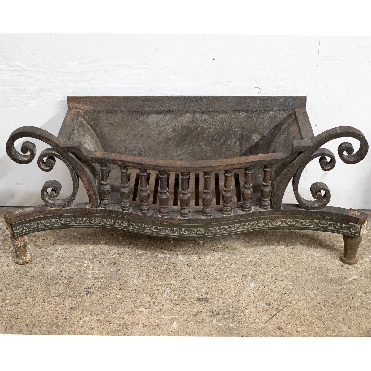 Antique Early 19th Century Wrought Iron Basket | The Architectural Forum