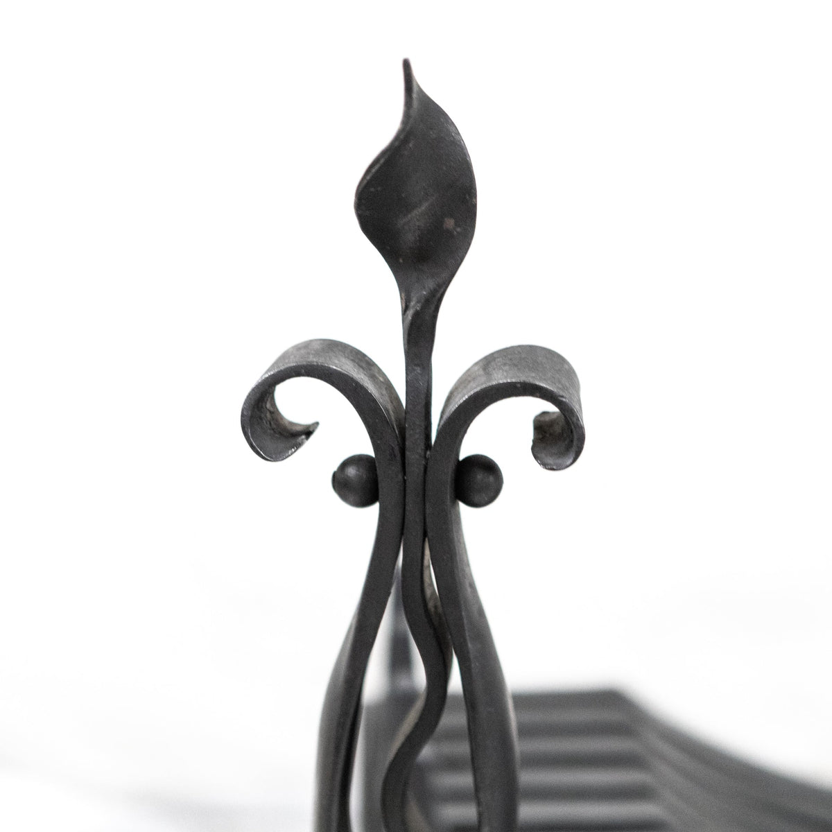 Ornate Antique Wrought Iron Firedogs | The Architectural Forum
