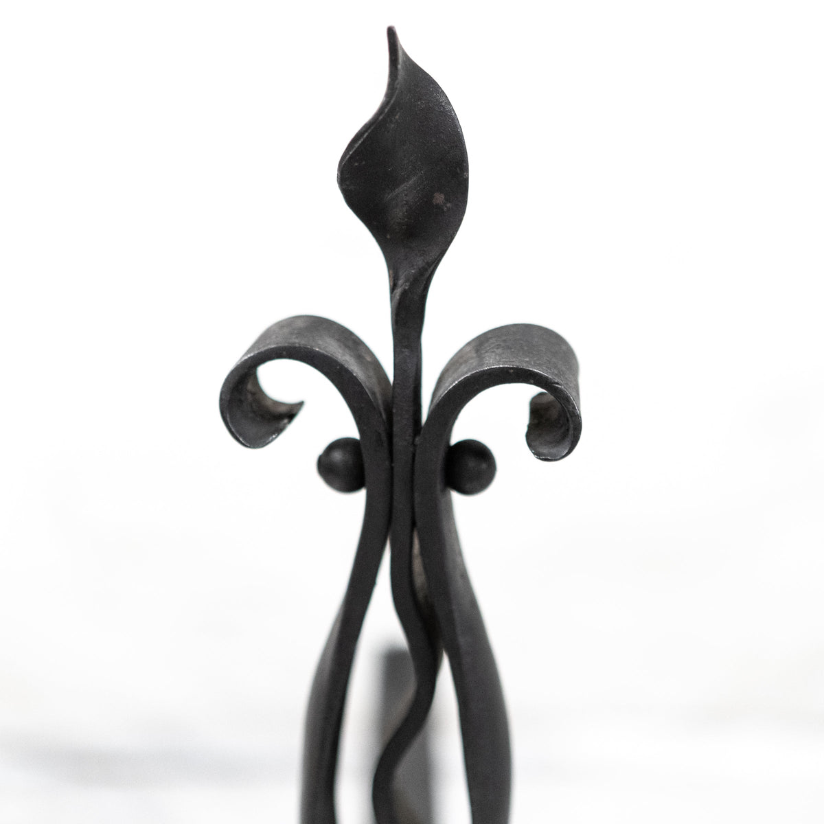 Ornate Antique Wrought Iron Firedogs | The Architectural Forum