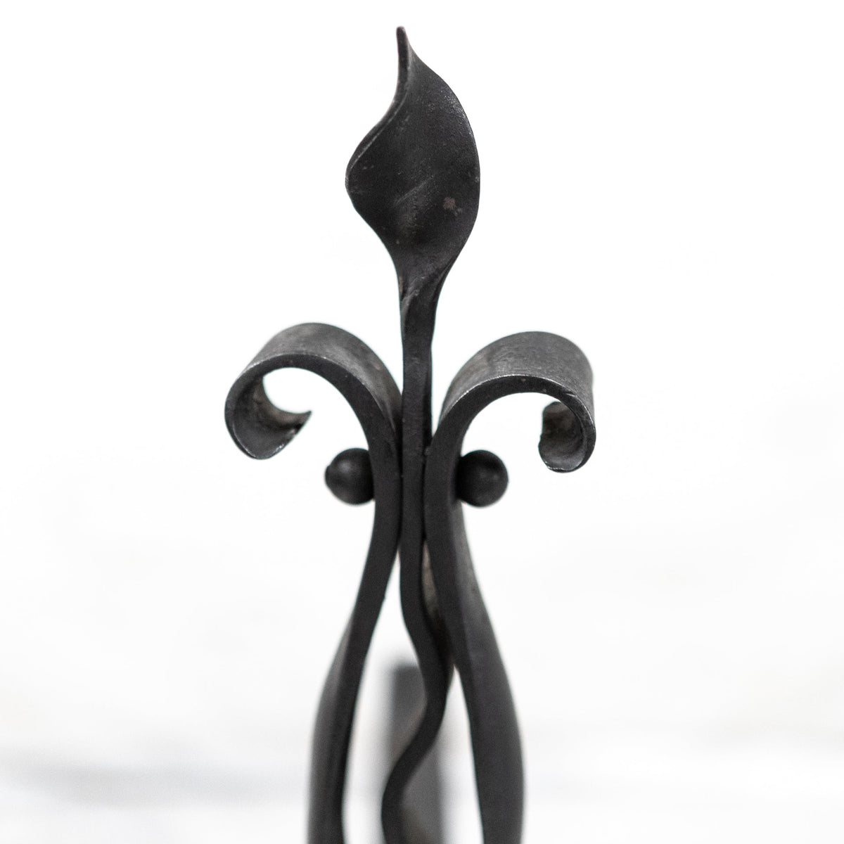Ornate Antique Wrought Iron Firedogs | The Architectural Forum