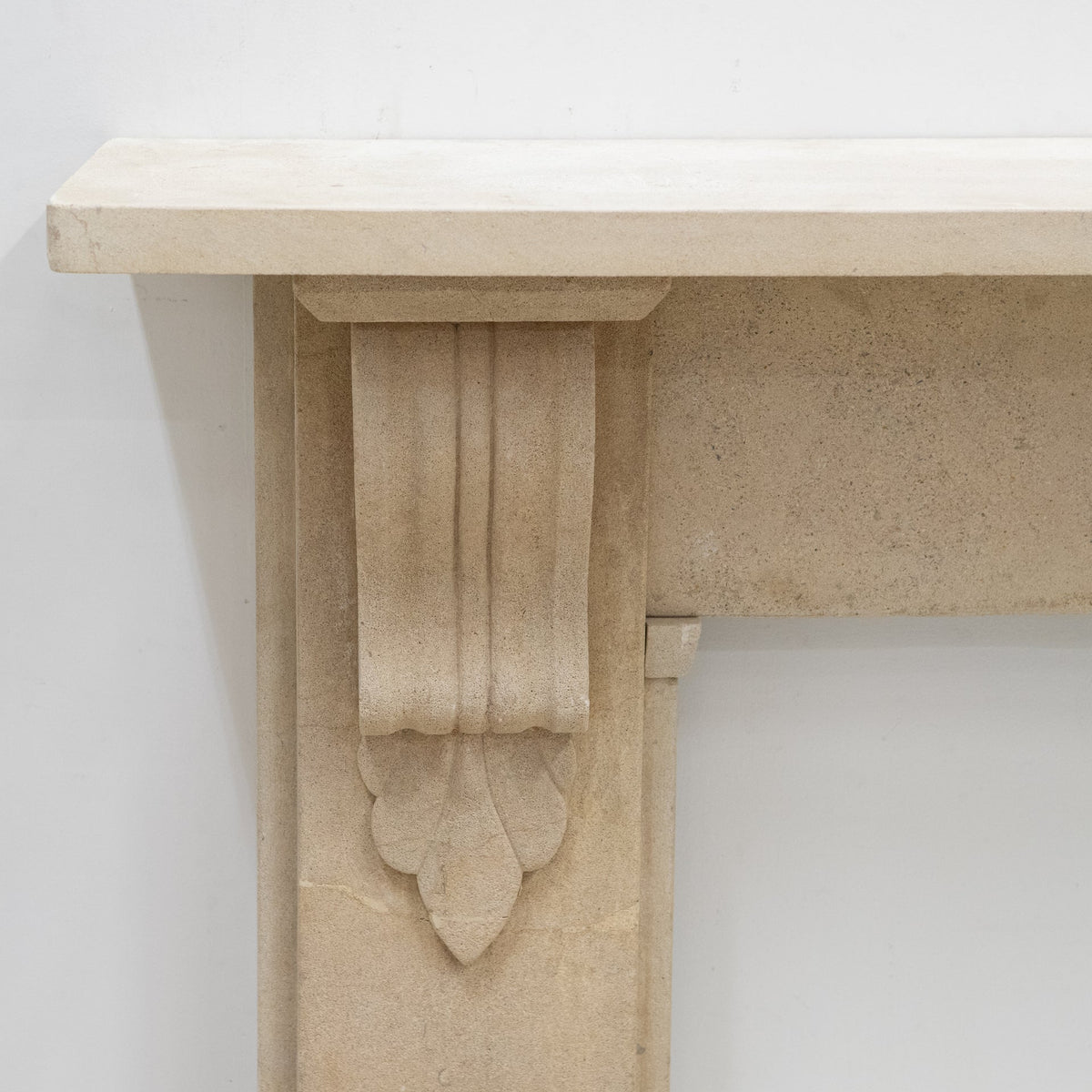 Antique Bath Stone Fireplace Surround With Corbels | The Architectural Forum