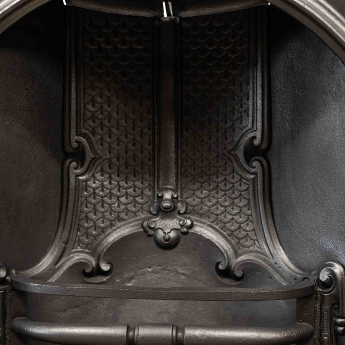 Antique Victorian Cast Iron Arched Fireplace Insert | The Architectural Forum