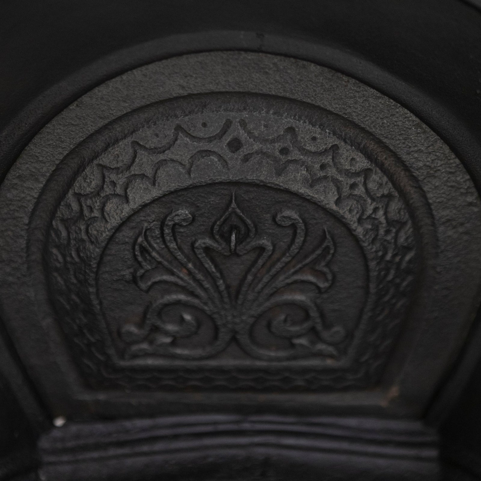 Reclaimed Antique Cast Iron Arched Fireplace Insert | The Architectural Forum
