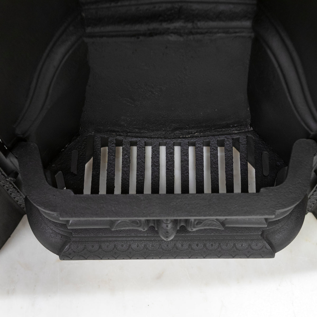 Reclaimed Antique Cast Iron Arched Fireplace Insert | The Architectural Forum