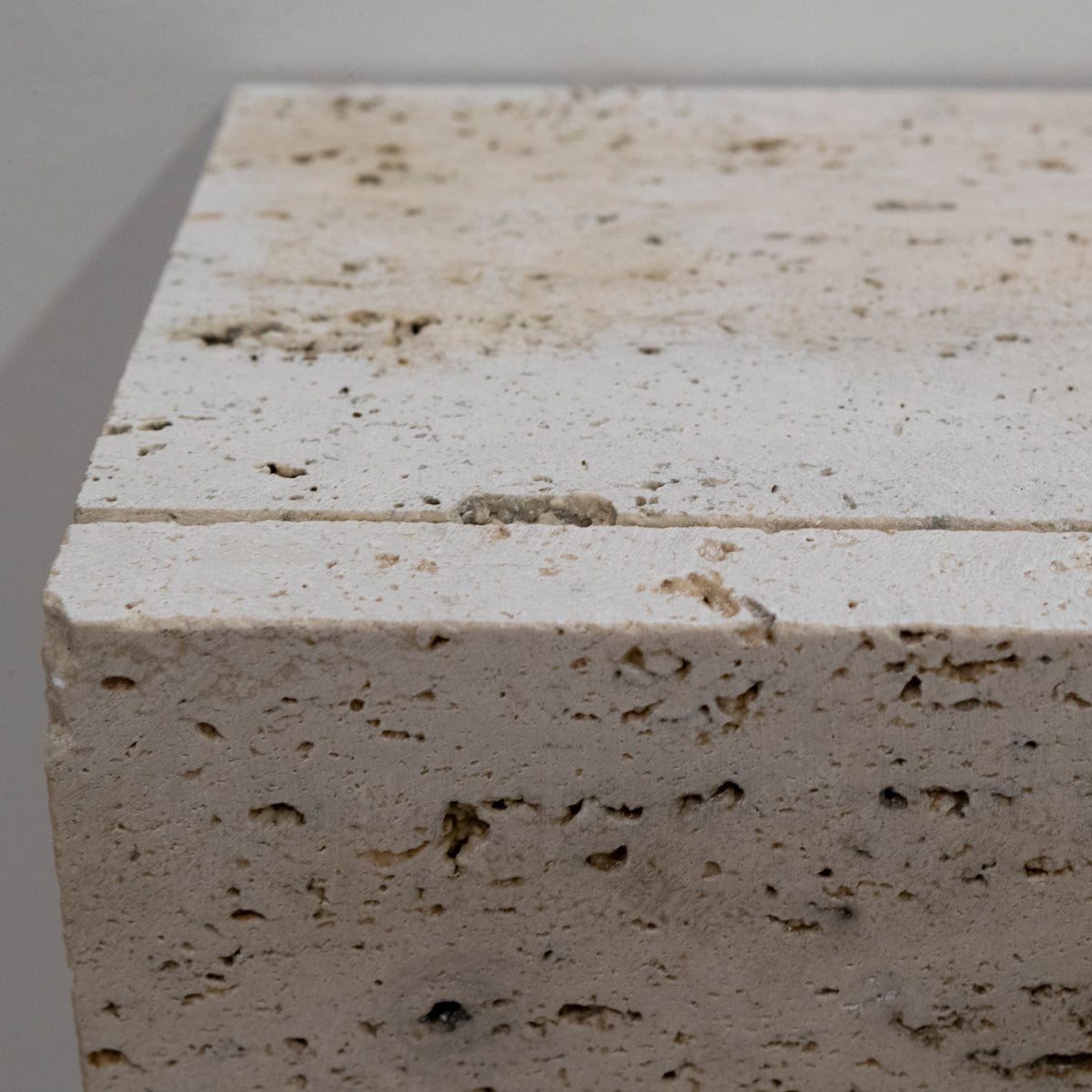 Reclaimed Art Deco Travertine Marble Fireplace Surround | The Architectural Forum