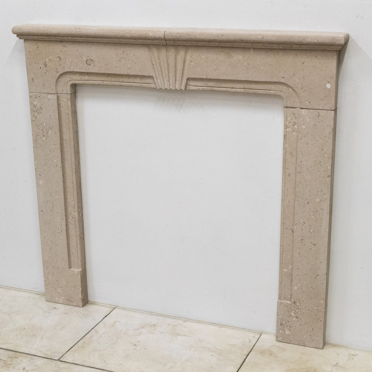 Reclaimed Portland Stone Art Deco Fireplace Surround | The Architectural Forum