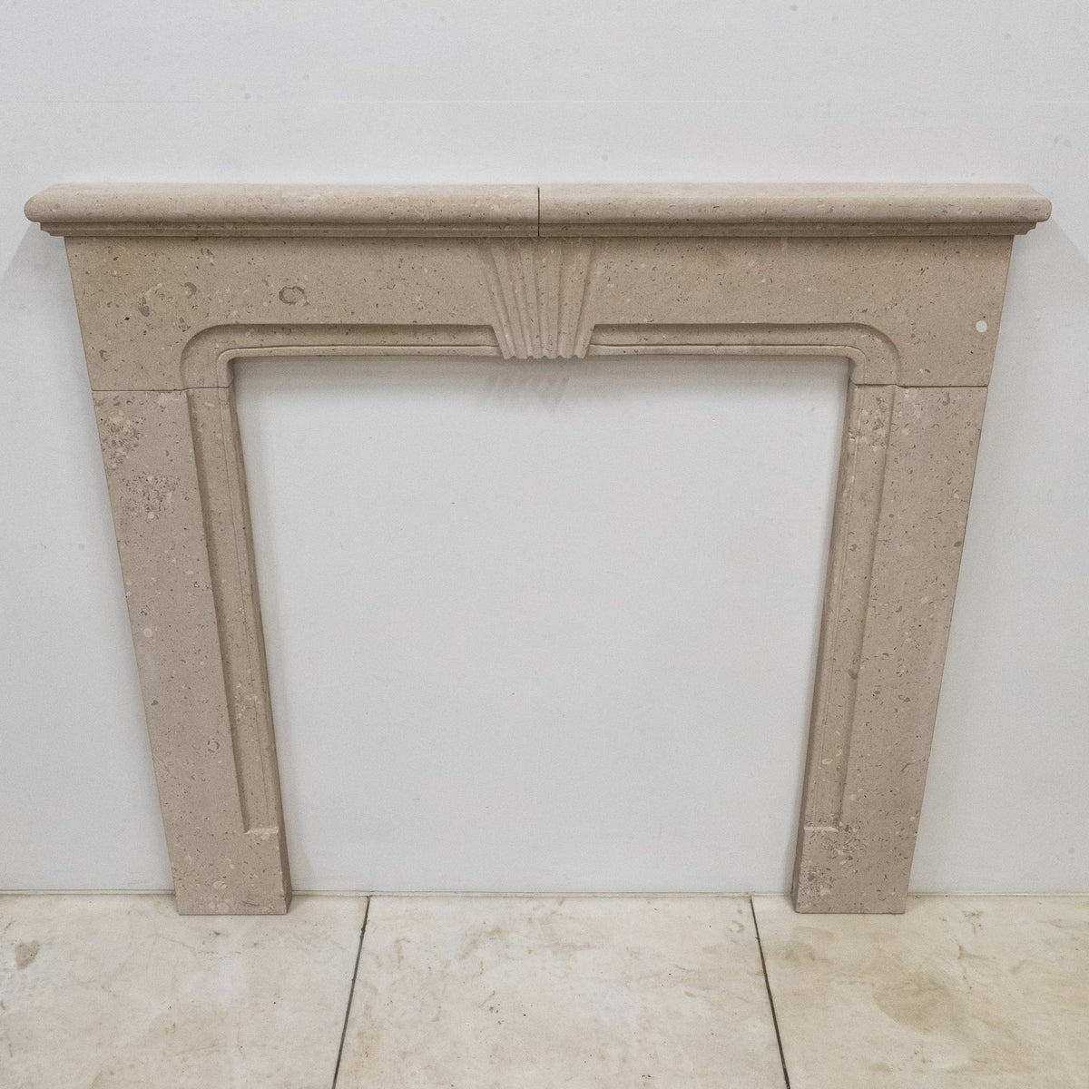 Reclaimed Portland Stone Art Deco Fireplace Surround | The Architectural Forum