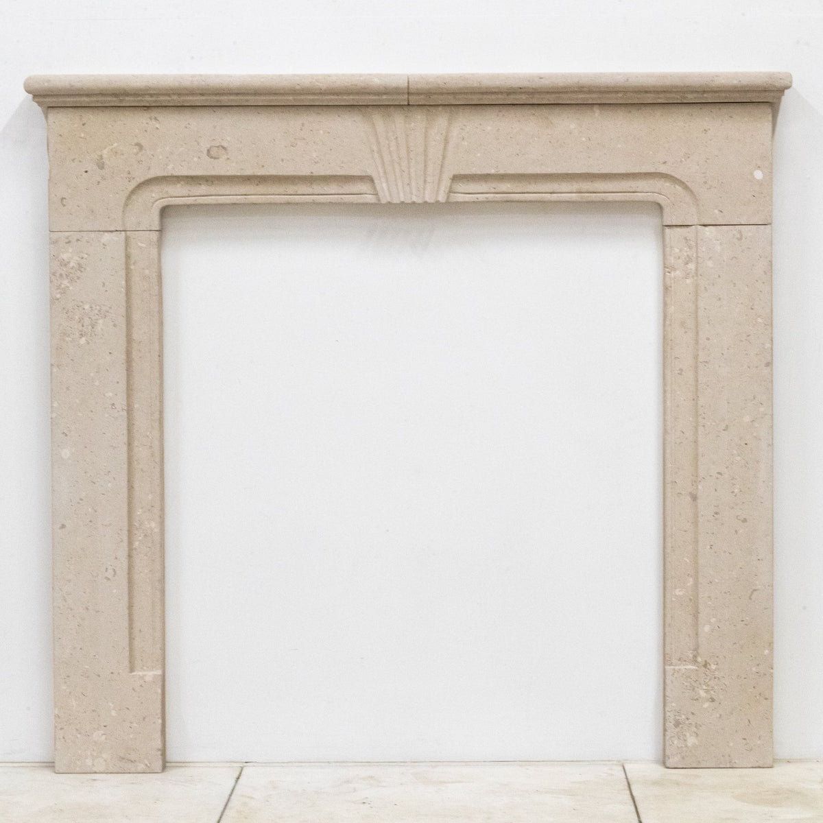 Reclaimed Portland Stone Art Deco Fireplace Surround | The Architectural Forum