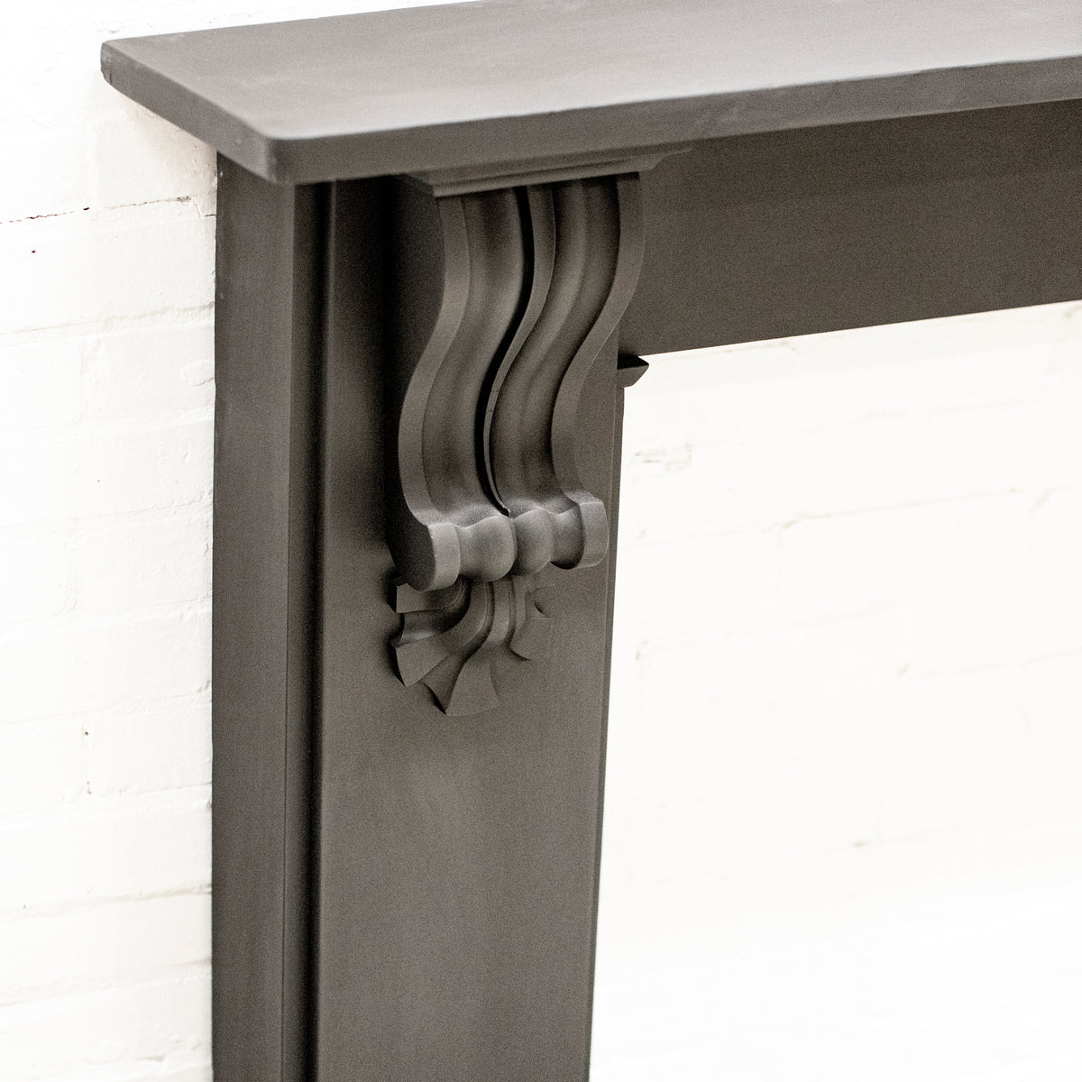 Slate Antique Fireplace Surround With Corbels | The Architectural Forum