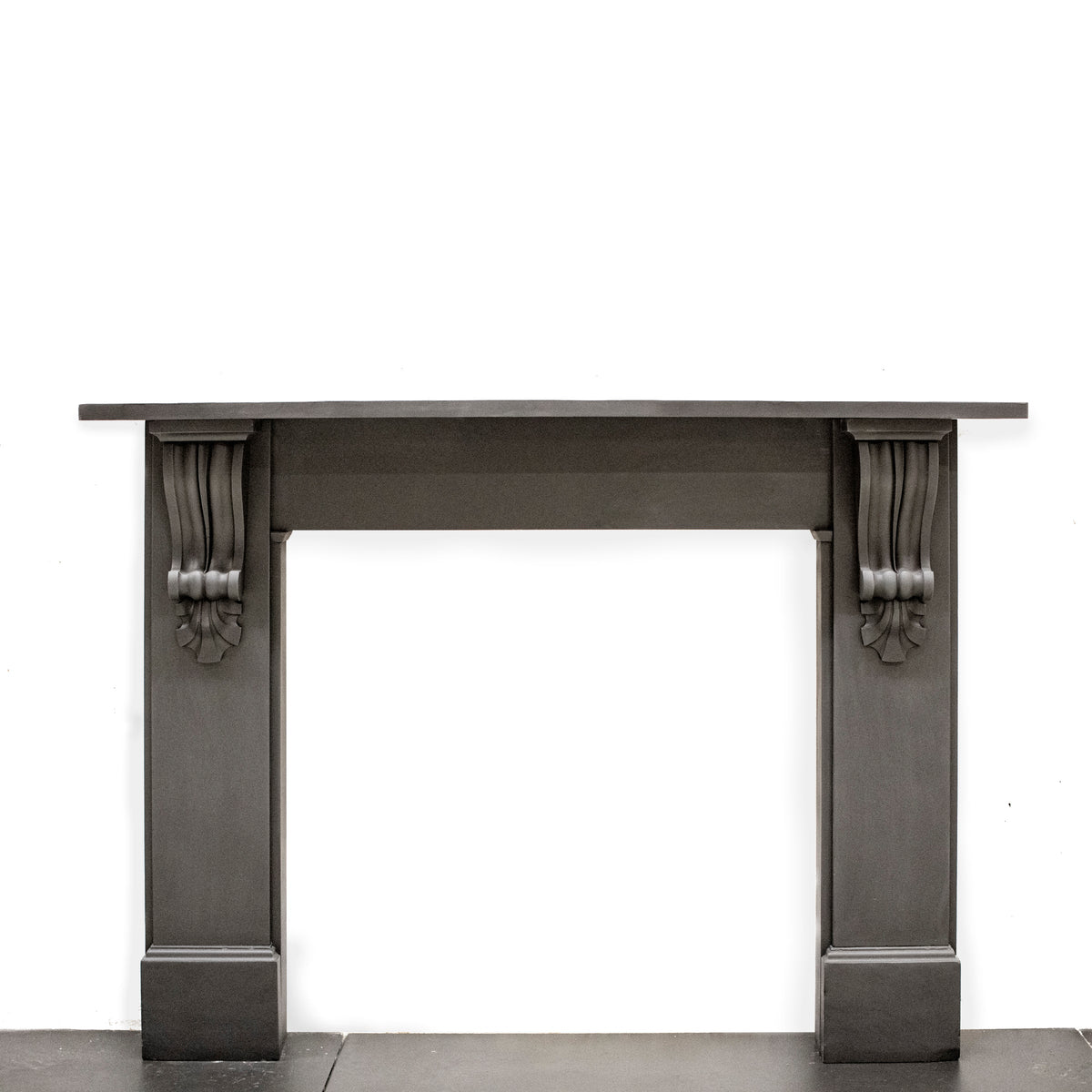 Slate Antique Fireplace Surround With Corbels | The Architectural Forum