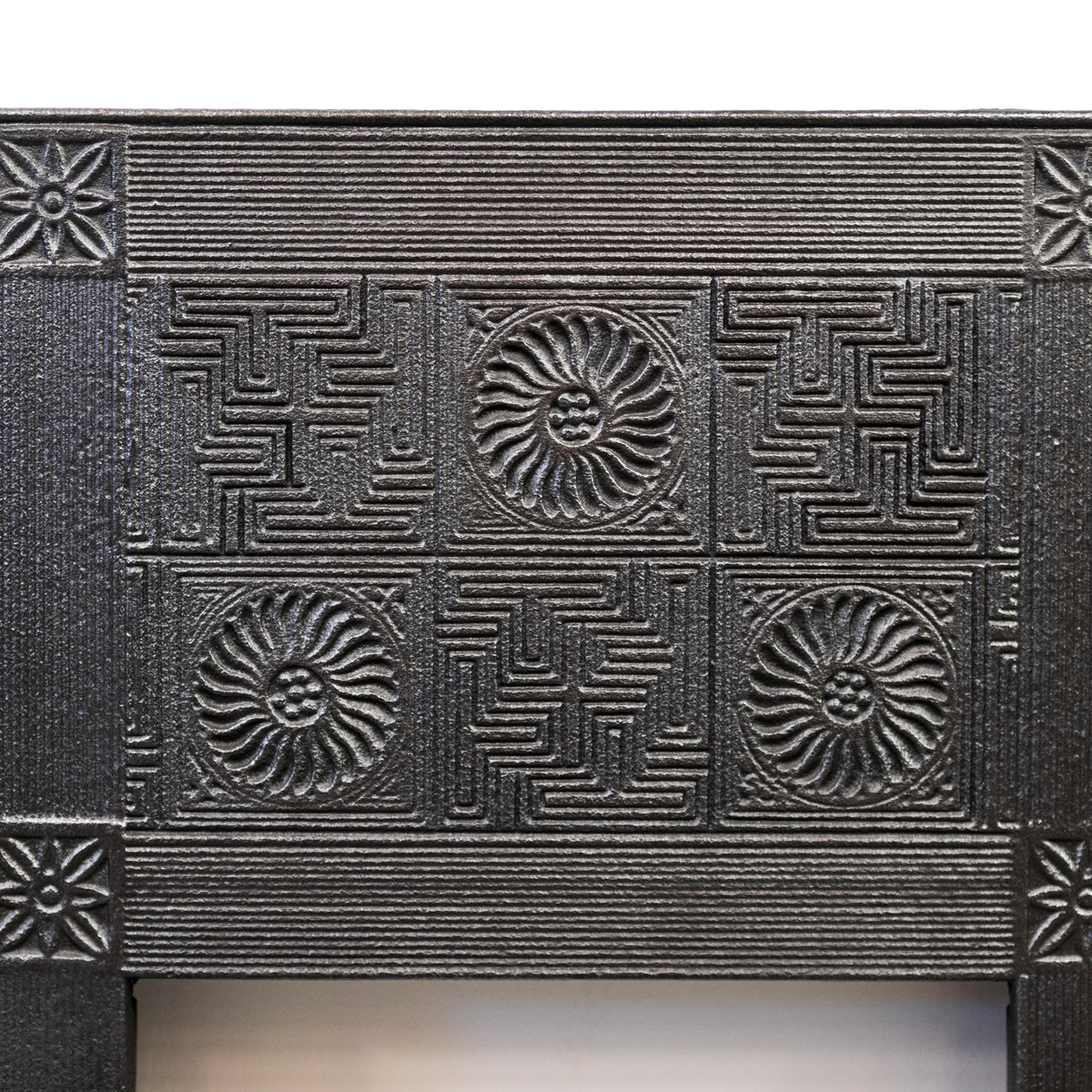Antique Cast Iron Fireplace Thomas Jeckyll with Minton Tiles | Bishop &amp; Barnards