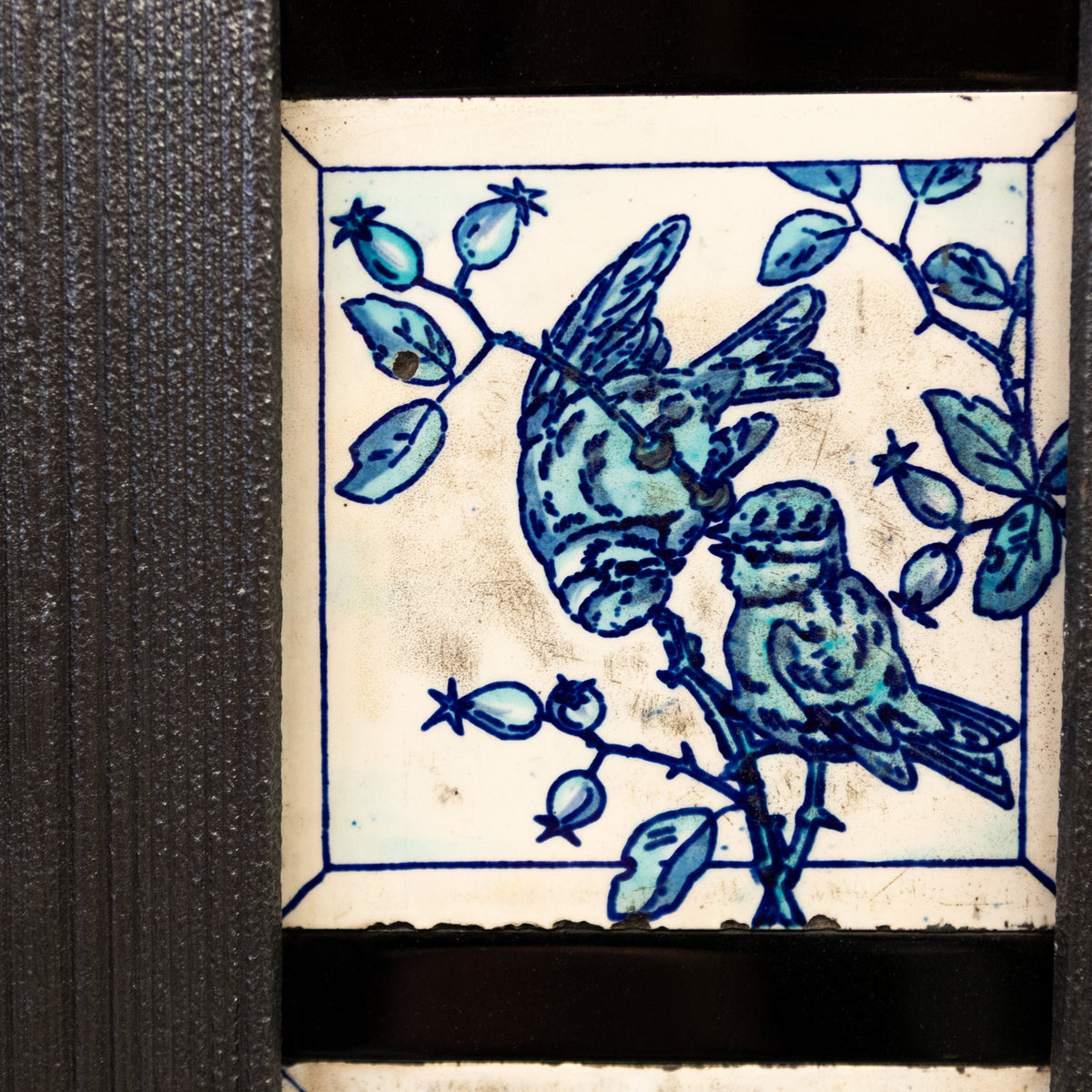 Antique Cast Iron Fireplace Thomas Jeckyll with Minton Tiles | Bishop &amp; Barnards
