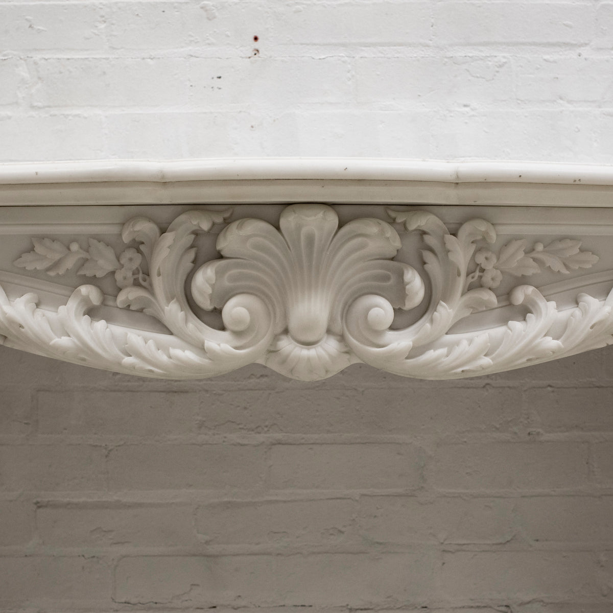 Antique Louis XV Rococo Style 19th Century Marble Fireplace | The Architectural Forum