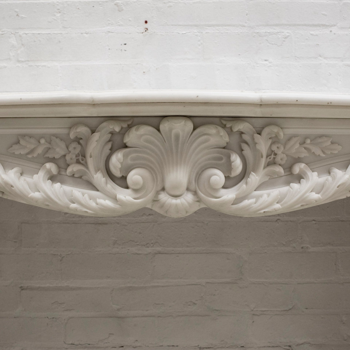 Antique Louis XV Rococo Style 19th Century Marble Fireplace | The Architectural Forum