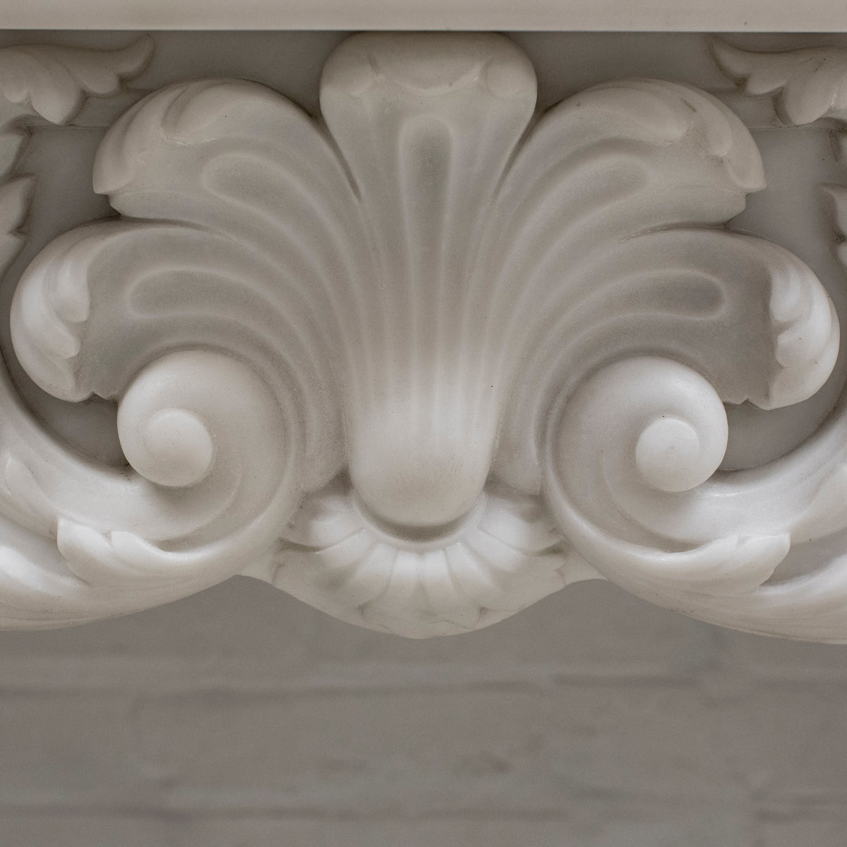 Antique Louis XV Rococo Style 19th Century Marble Fireplace | The Architectural Forum