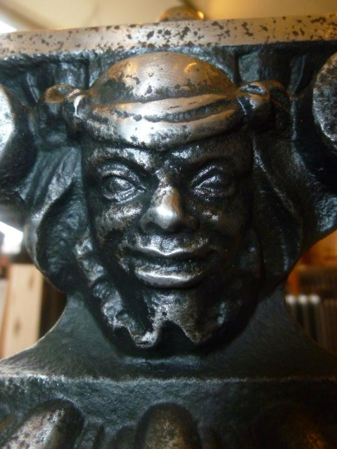 Burnished Iron Firedogs | The Architectural Forum