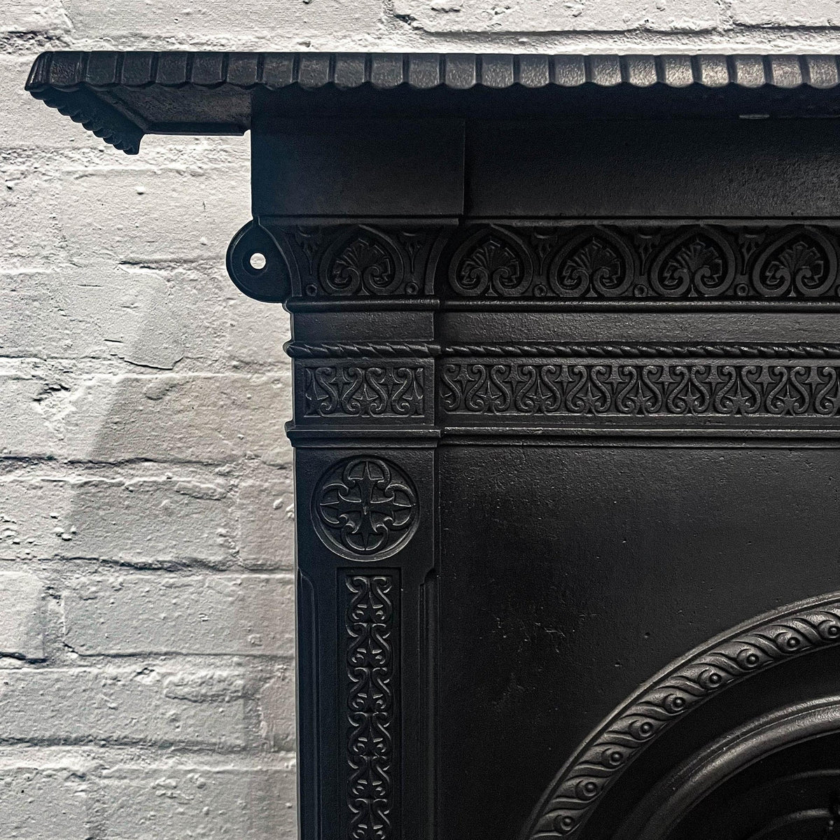 Antique Victorian Cast Iron Combination Fireplace | The Architectural Forum