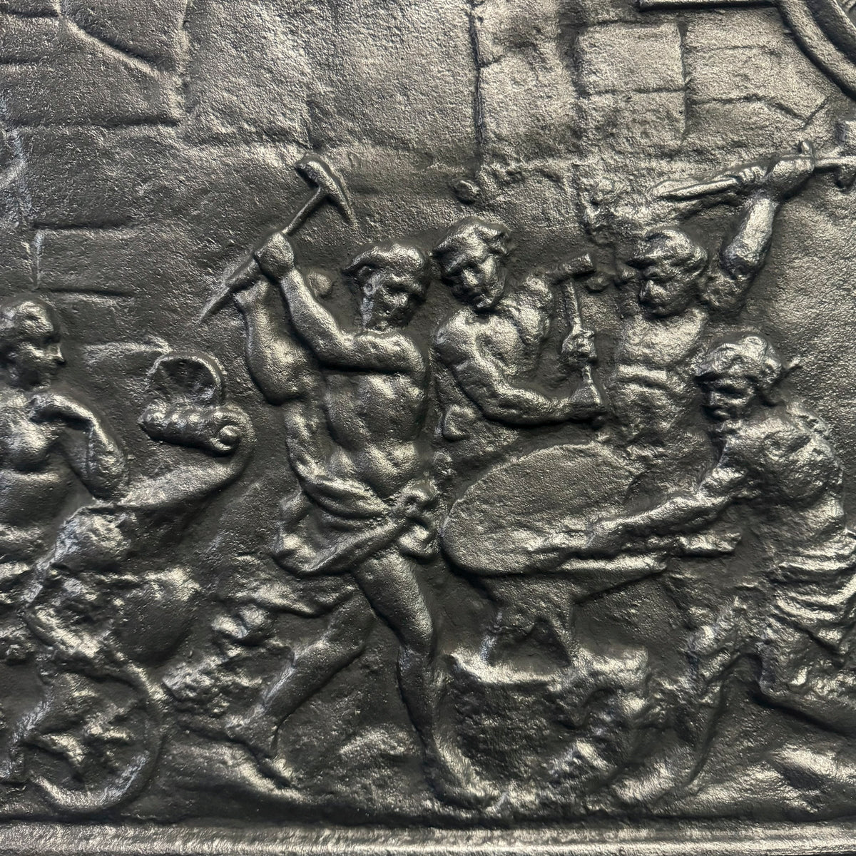 Antique Cast Iron Fire Back Plate | The Architectural Forum