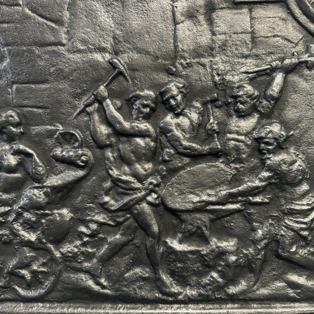 Antique Cast Iron Fire Back Plate | The Architectural Forum