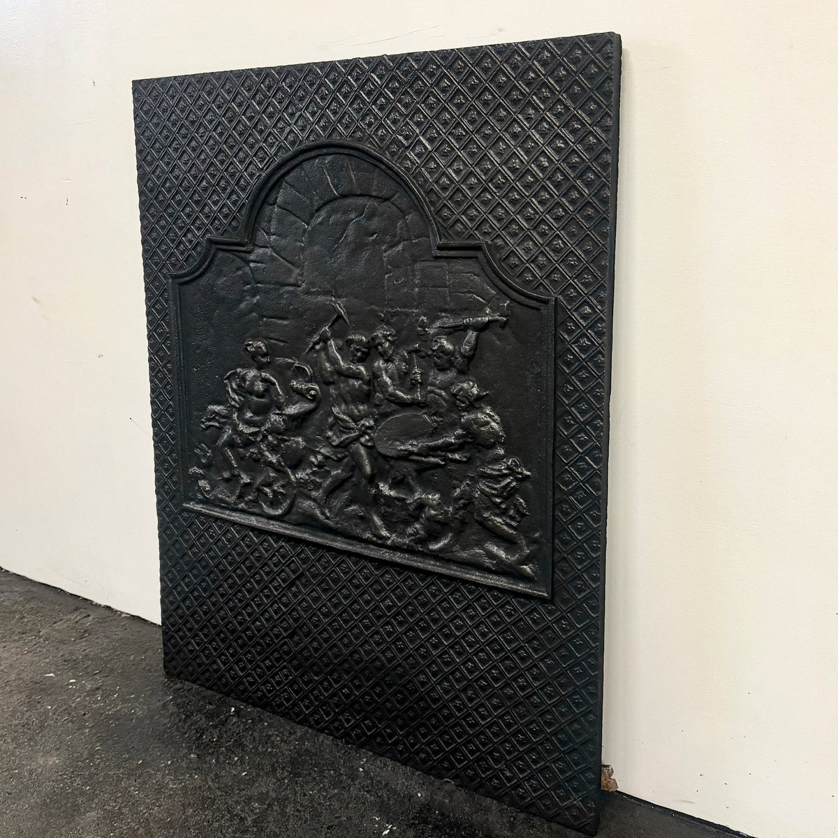 Antique Cast Iron Fire Back Plate | The Architectural Forum