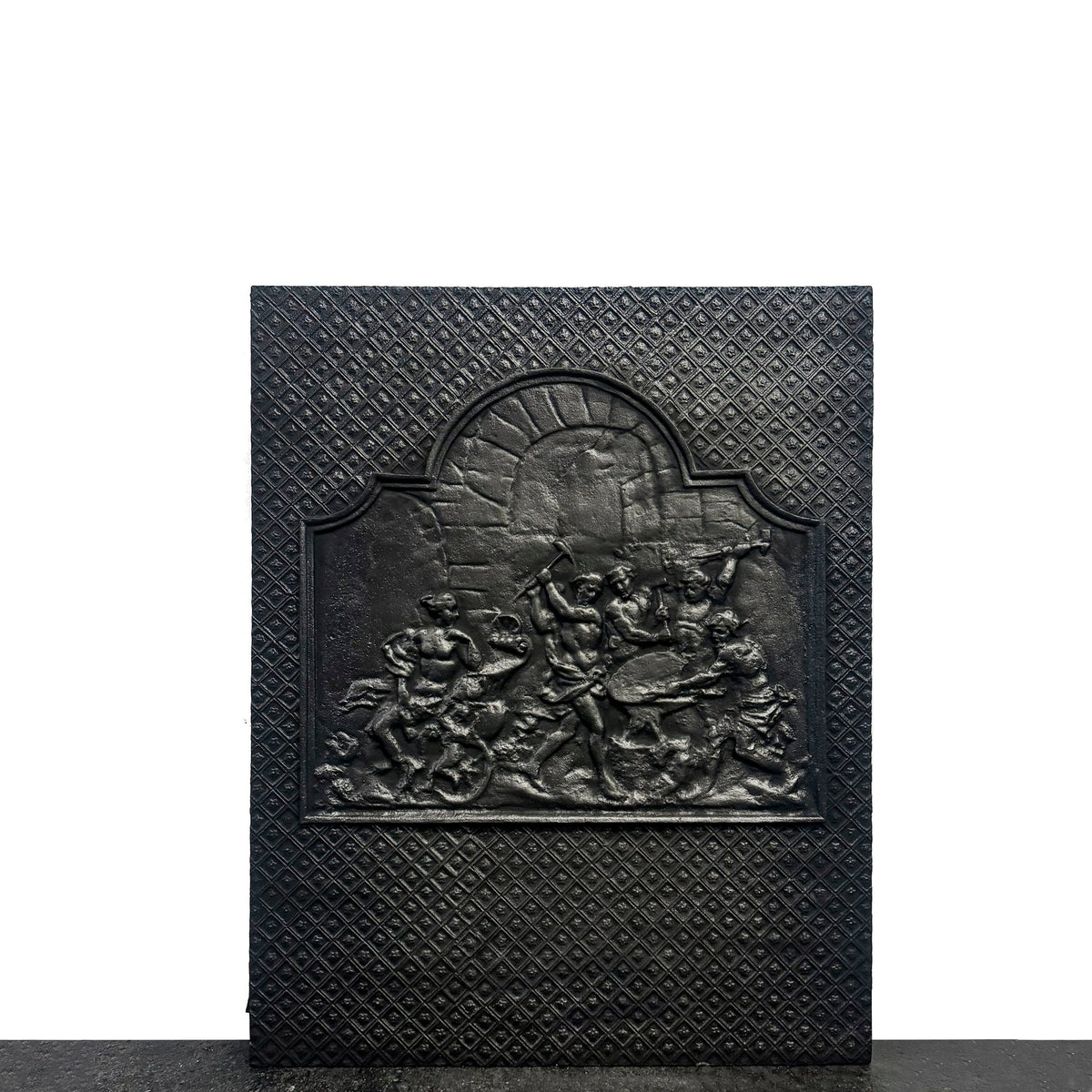 Antique Cast Iron Fire Back Plate | The Architectural Forum