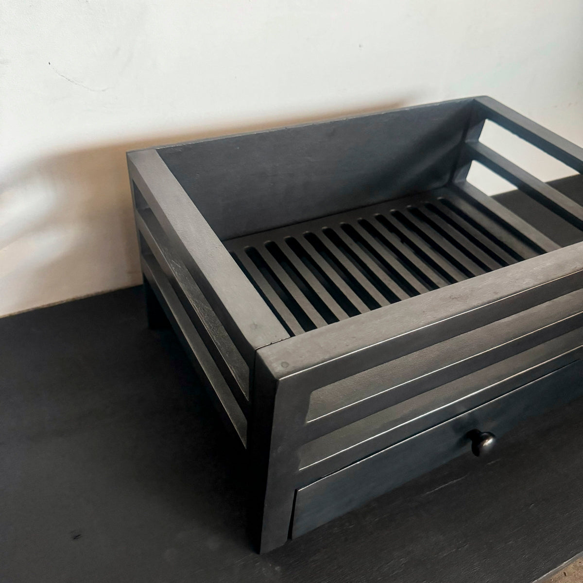 Reclaimed Cast Iron Fireplace Basket | The Architectural Forum