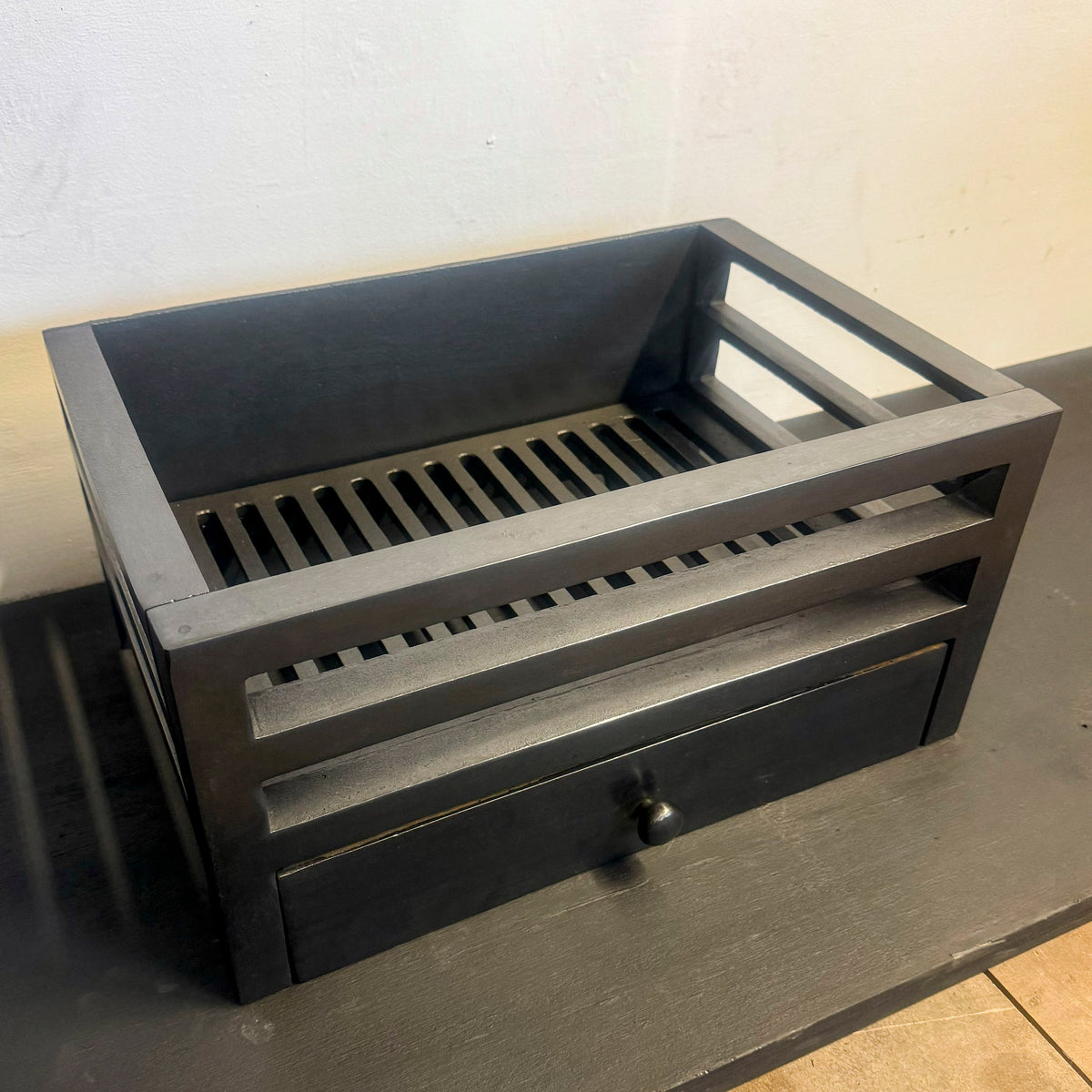 Reclaimed Cast Iron Fireplace Basket | The Architectural Forum