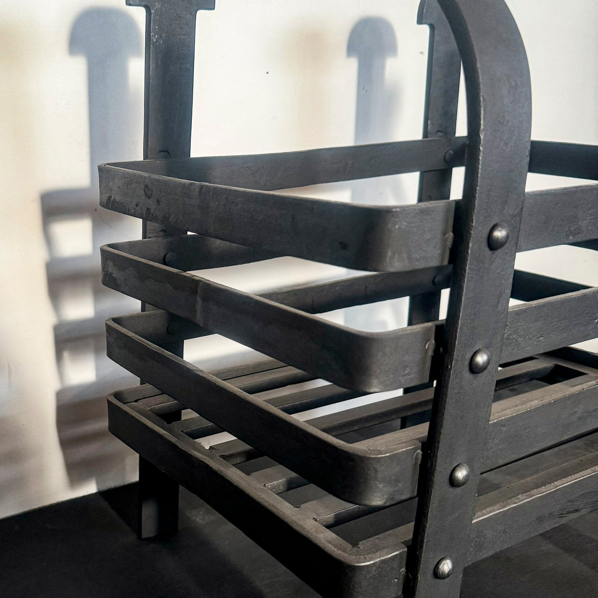 Reclaimed Antique Victorian Wrought Iron Fire Basket | The Architectural Forum