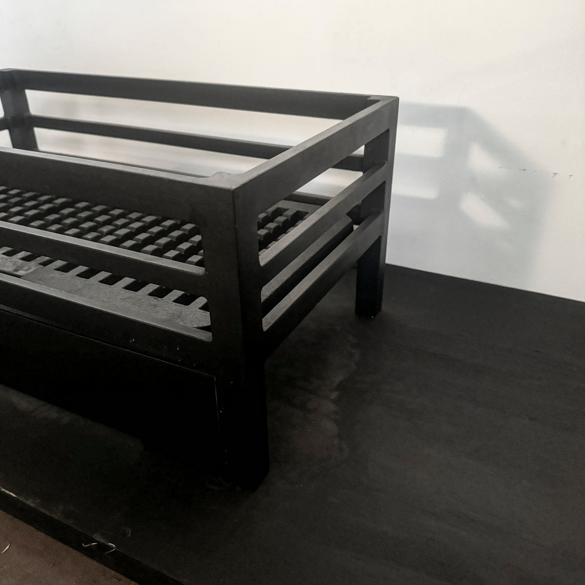 Reclaimed Cast Iron Fireplace Basket | The Architectural Forum