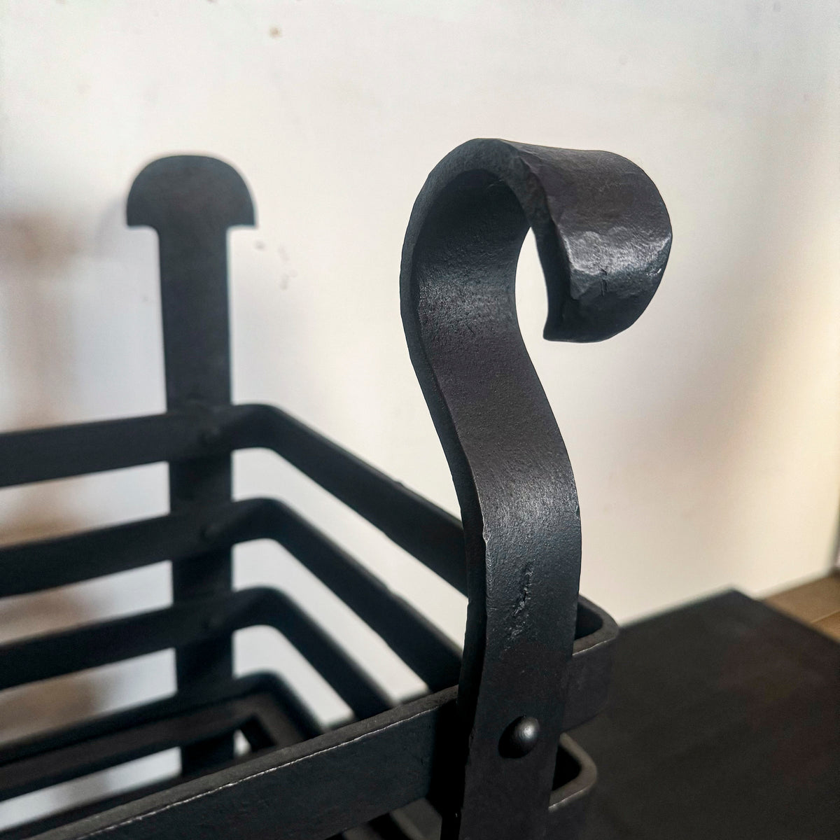 Reclaimed Antique Victorian Wrought Iron Fire Basket | The Architectural Forum