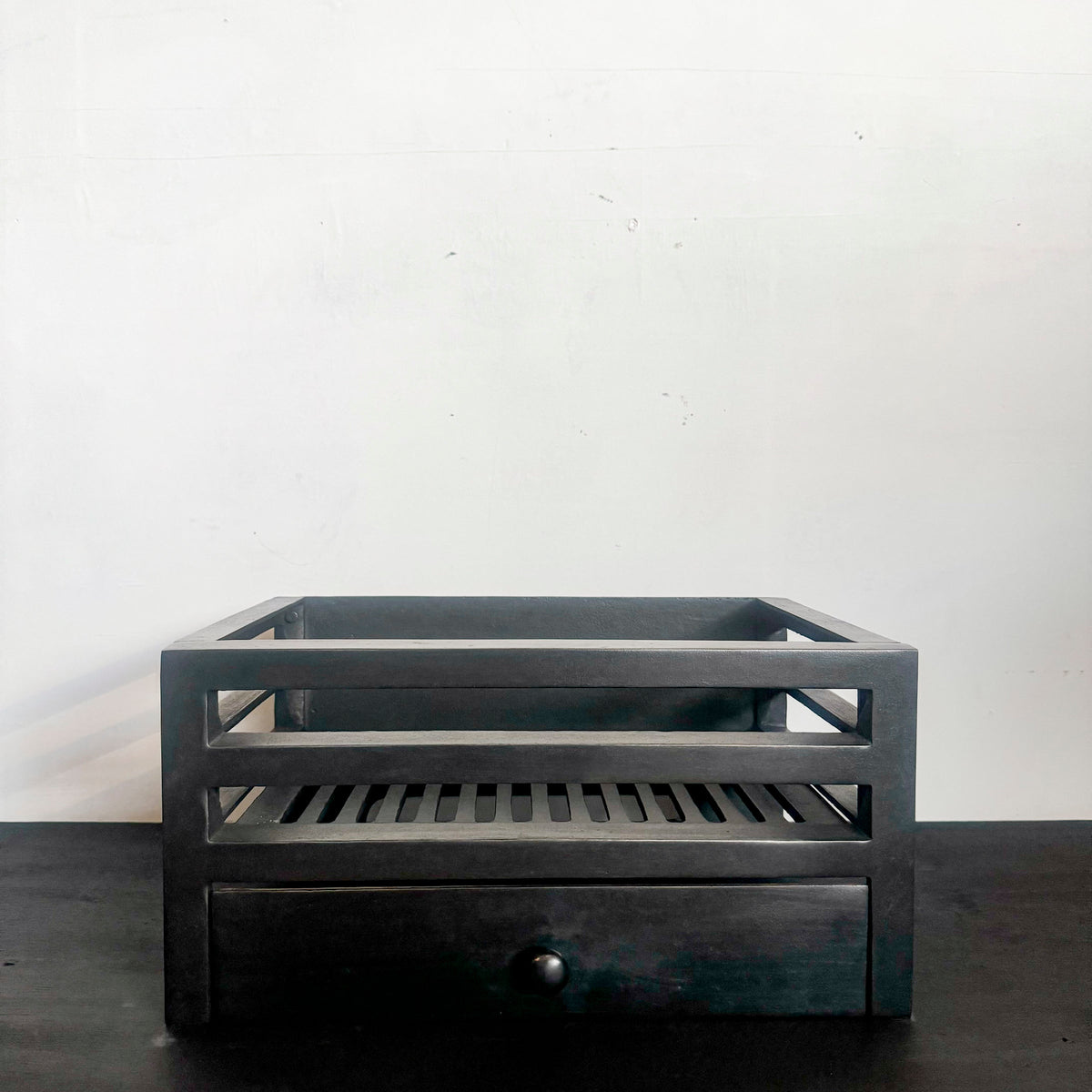 Reclaimed Cast Iron Fireplace Basket | The Architectural Forum