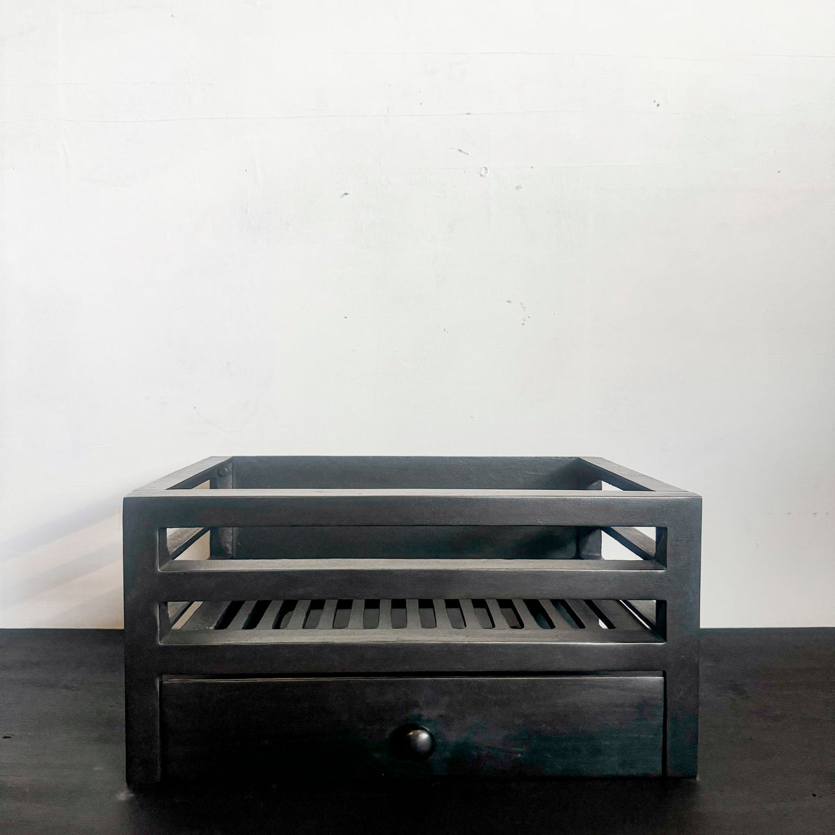 Reclaimed Cast Iron Fireplace Basket | The Architectural Forum