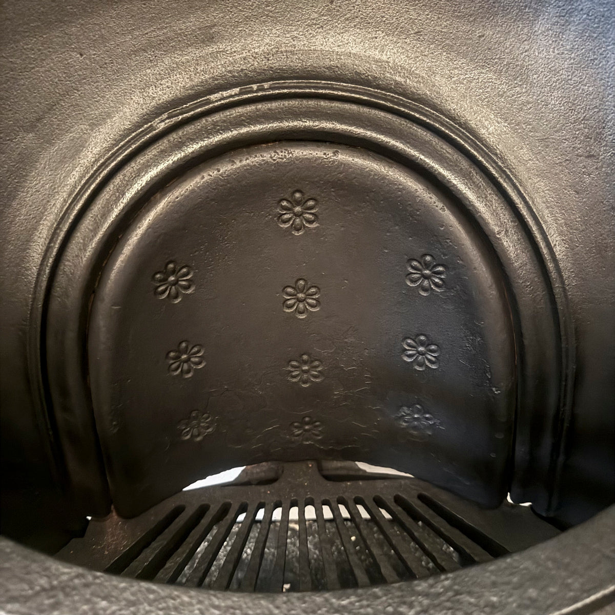 Antique Victorian Cast Iron Horseshoe Fireplace Insert | The Architectural Forum