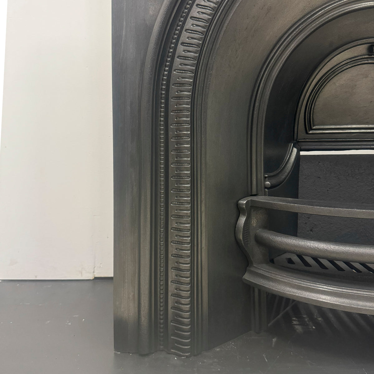 Antique Victorian Cast Iron Arched Fireplace Insert | The Architectural Forum