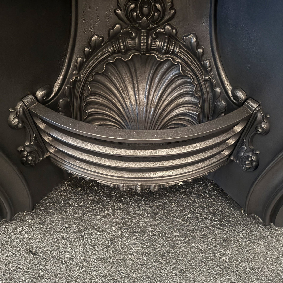 Antique Victorian Horseshoe Cast Iron Insert | The Architectural Forum